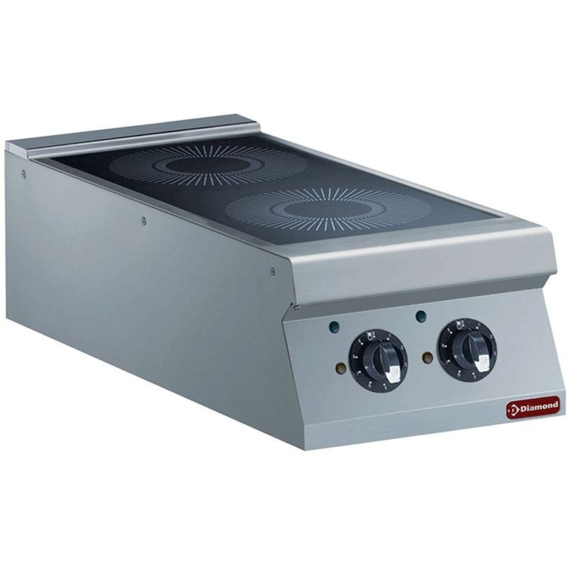 Cuisinière induction DIAMOND - 2 zones 5 kW - Top professionnel