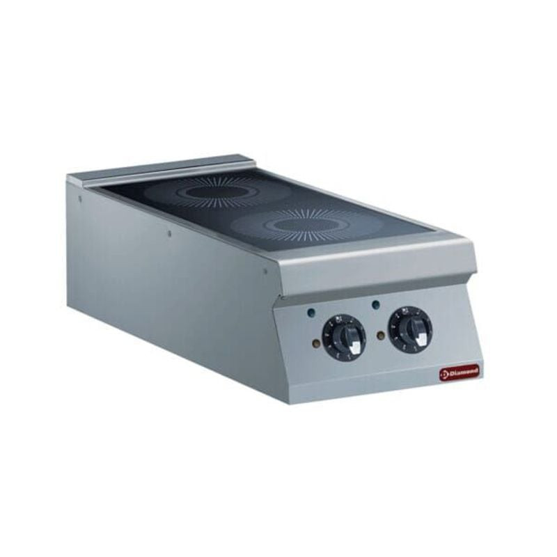 Cuisinière induction DIAMOND - 2 zones 5 kW - Top professionnel