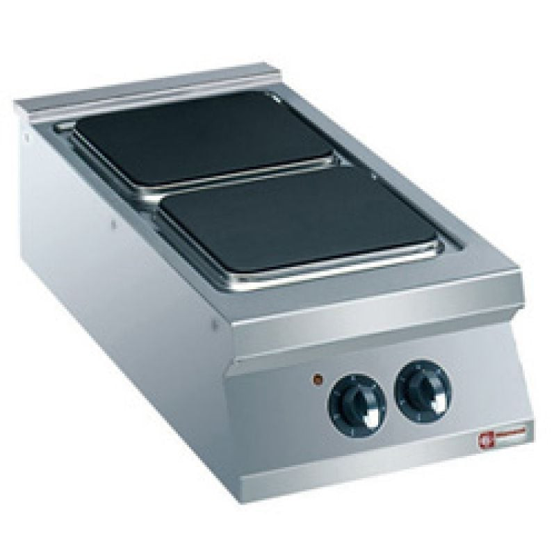 Cuisinière électrique DIAMOND 2 plaques - 8 kW puissance - Top IPX5