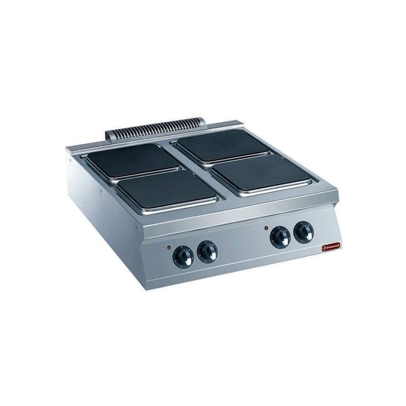 Cuisinière électrique DIAMOND 4 plaques - 16 kW - Professionnelle
