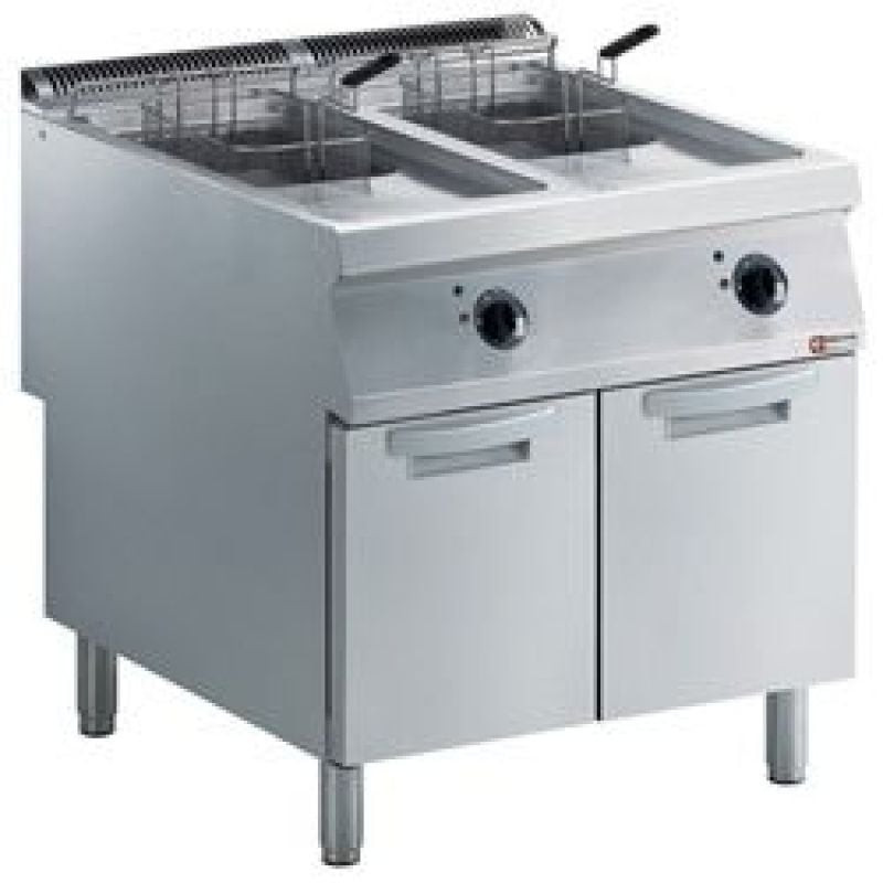 Friteuse professionnelle DIAMOND 2 cuves 15L - Chauffage externe 20kW