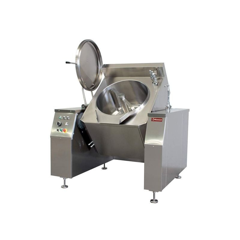 Marmite électrique DIAMOND 300L avec mélangeur - Chauffage indirect