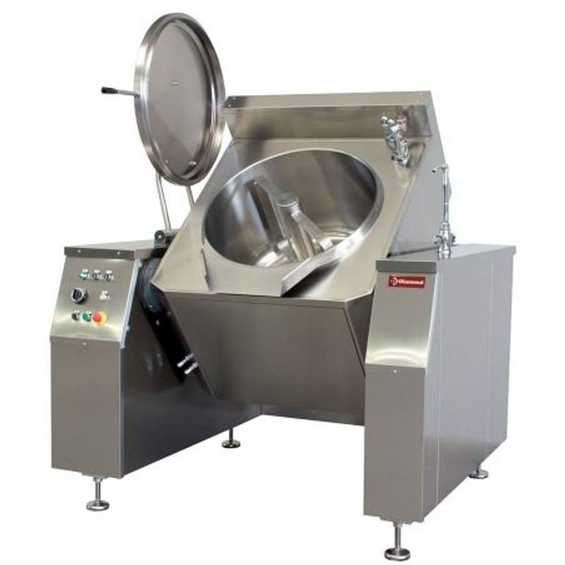 Marmite électrique DIAMOND 300L avec mélangeur - Chauffage indirect