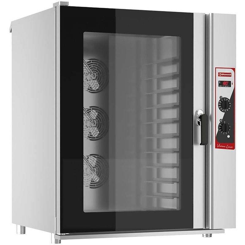 Four électrique DIAMOND FPE-10/EM - 10 plateaux pour boulangerie