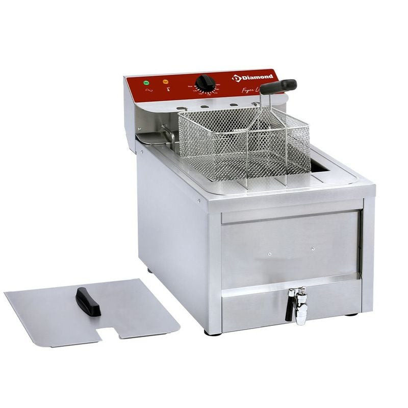 Friteuse électrique Diamond 12L TOP- : 9kW pour restauration rapide
