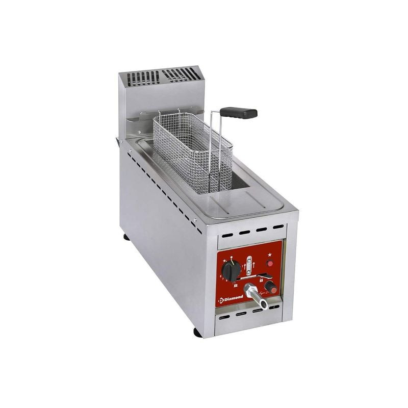 Friteuse gaz DIAMOND 8L TOP - Compacte et puissante pour restauration