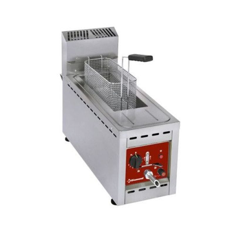Friteuse gaz DIAMOND 8L TOP - Compacte et puissante pour restauration