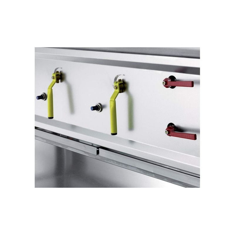 Fourneau à wok DIAMOND 3 brûleurs avec rideau d'eau - Professionnel