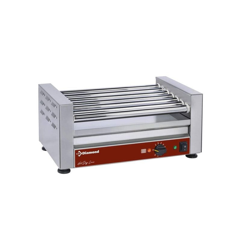 Grill à saucisses DIAMOND 7 rouleaux - Cuisson uniforme 300°C