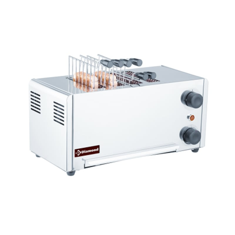 Toaster Croque-Monsieur DIAMOND 2 pinces - Professionnel inox