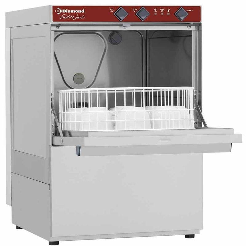 Lave-verres DIAMOND DC202/6 - Panier carré 350x350 mm - Professionnel