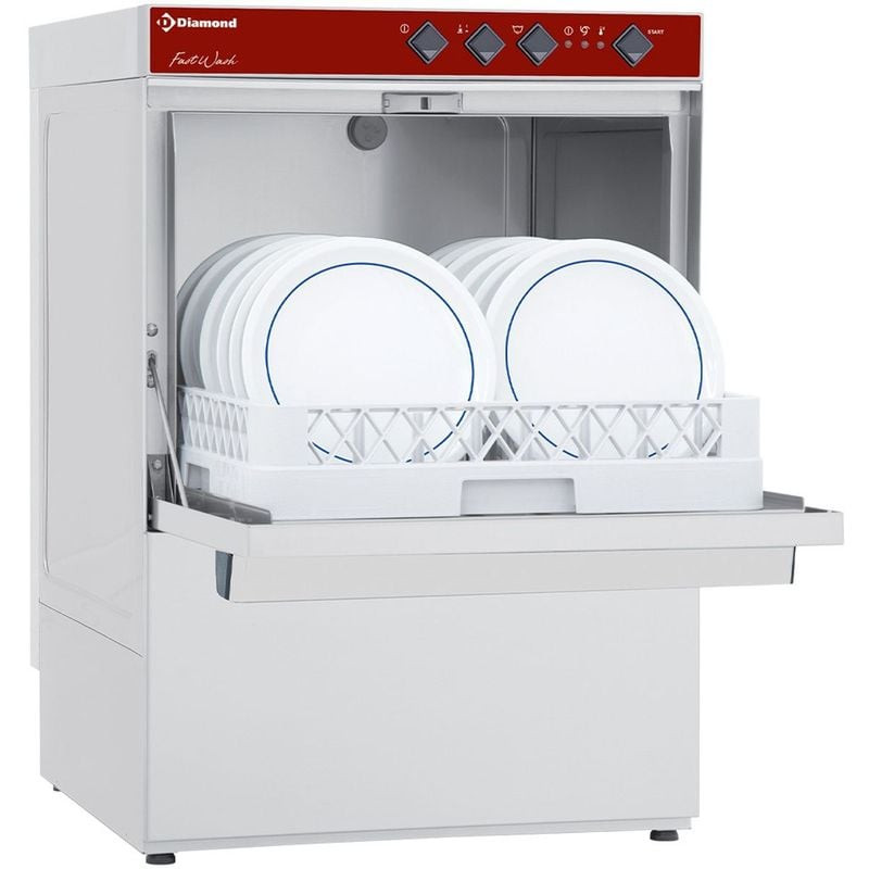 DIAMOND DC502/6-PSD5 : Lave-vaisselle pro avec pompe vidange intégrée