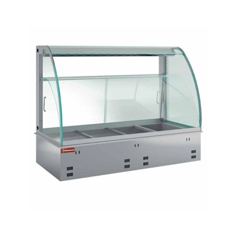 Vitrine chauffante Element Diamond 4x GN 1/1 - Ventilée et humidifiée