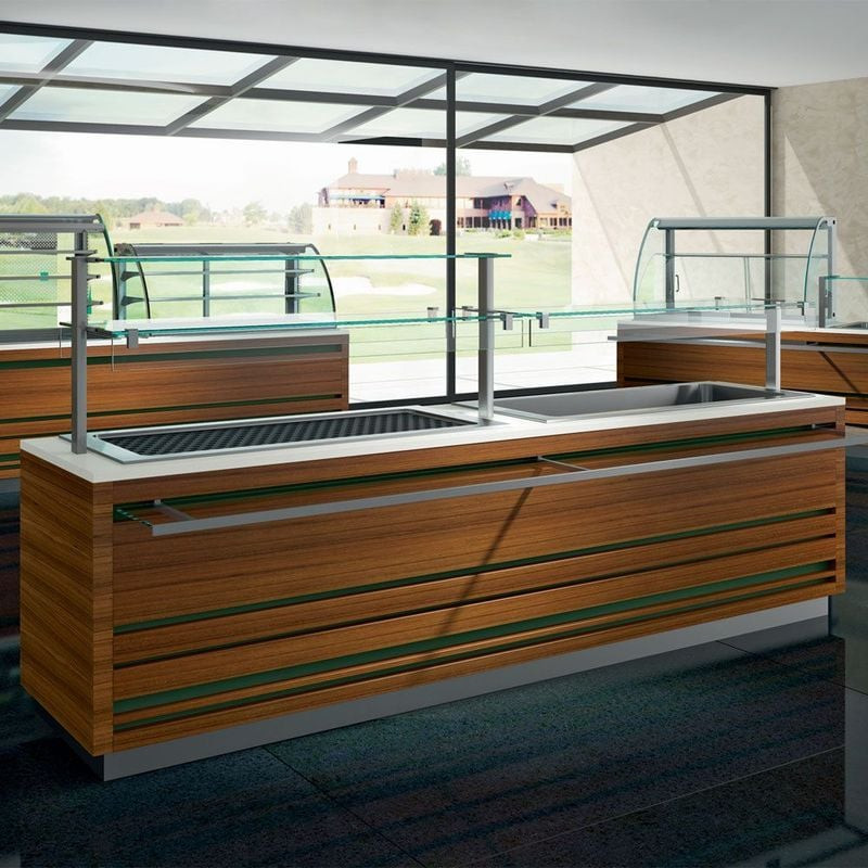 Vitrine chauffante DIAMOND avec humidification - Conservation optimale