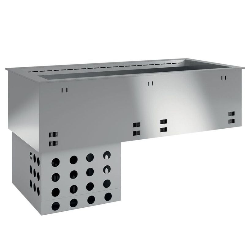 Élément cuve réfrigérée ventilée DIAMOND - 2x GN 1/1 pour cuisine pro