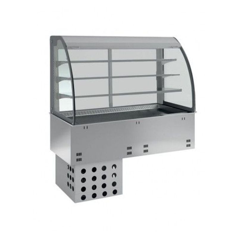 Élément évier et vitrine réfrigérée 3 niveaux - DIAMOND DPA/RVA318-R2