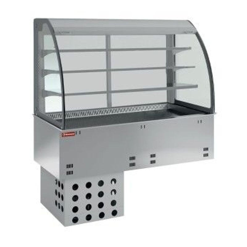 Élément évier et vitrine réfrigérée 3 niveaux - DIAMOND DPA/RVA318-R2