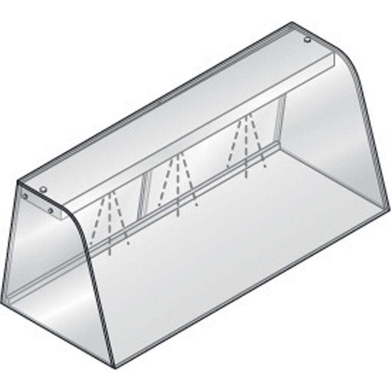 Vitrine Diamond DPA/SP15 avec éclairage LED et portes coulissantes