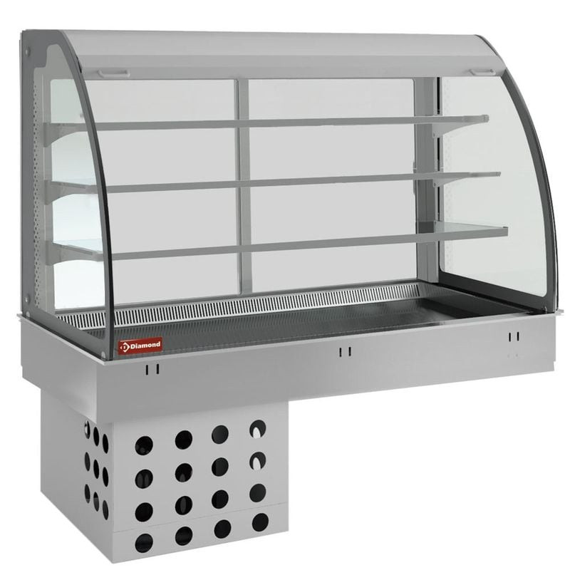 Vitrine réfrigérée ventilée DIAMOND 3 niveaux - Top professionnel