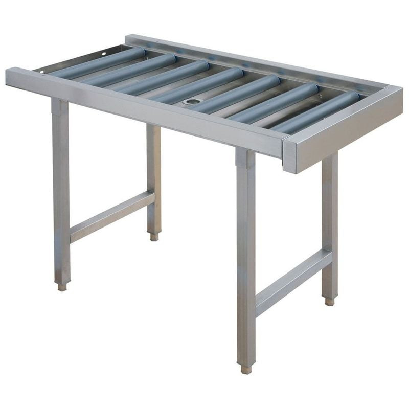 Convoyeur à rouleaux PVC DIAMOND - Table d'entrée/sortie lavage pro