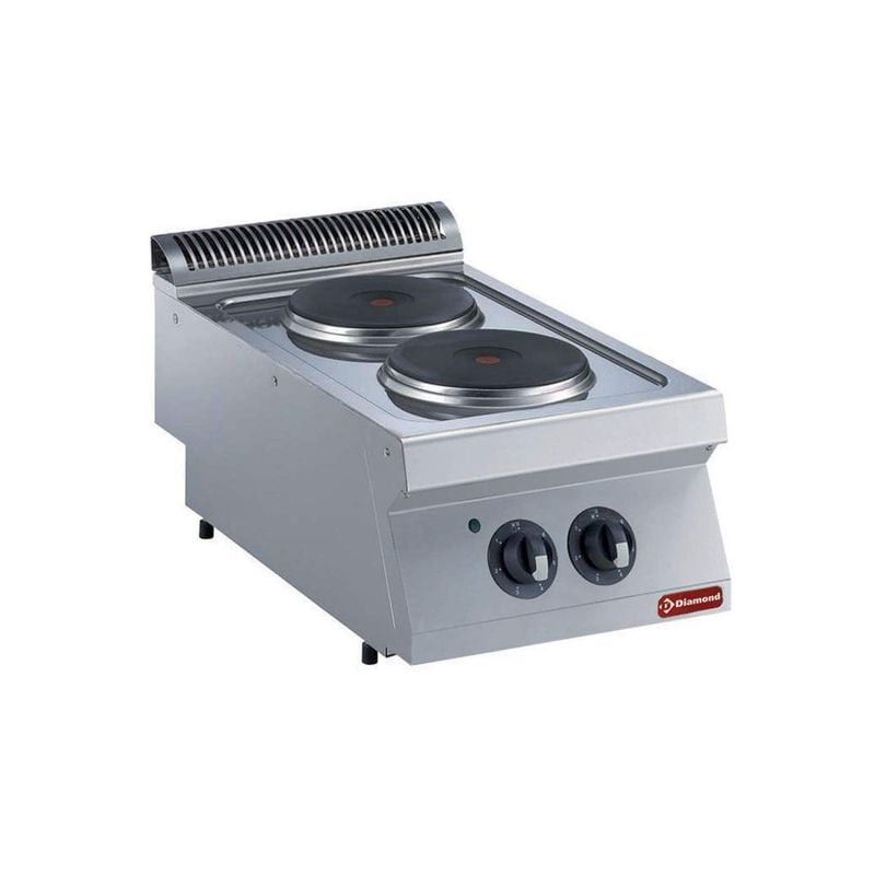 Cuisinière électrique DIAMOND 2 plaques rondes - Puissance 5,2 kW