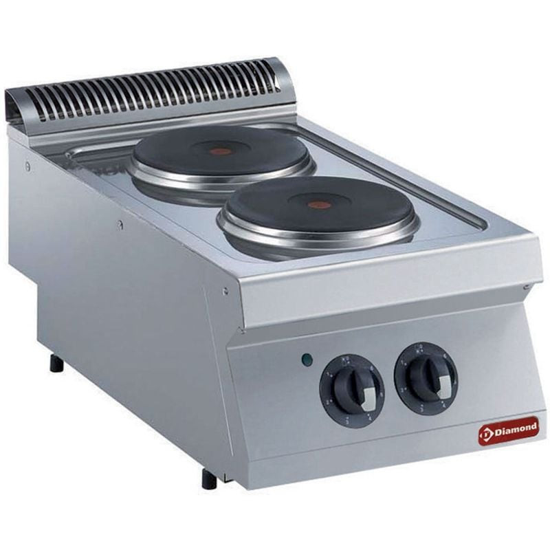 Cuisinière électrique DIAMOND 2 plaques rondes - Puissance 5,2 kW