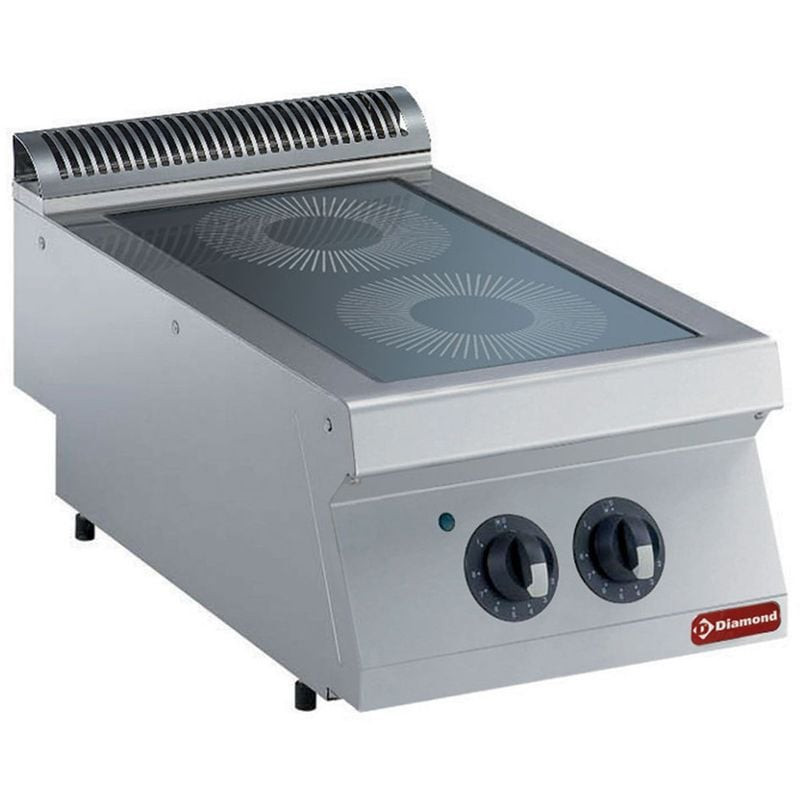 Plaque vitrocéramique DIAMOND 2 zones - Cuisson professionnelle rapide
