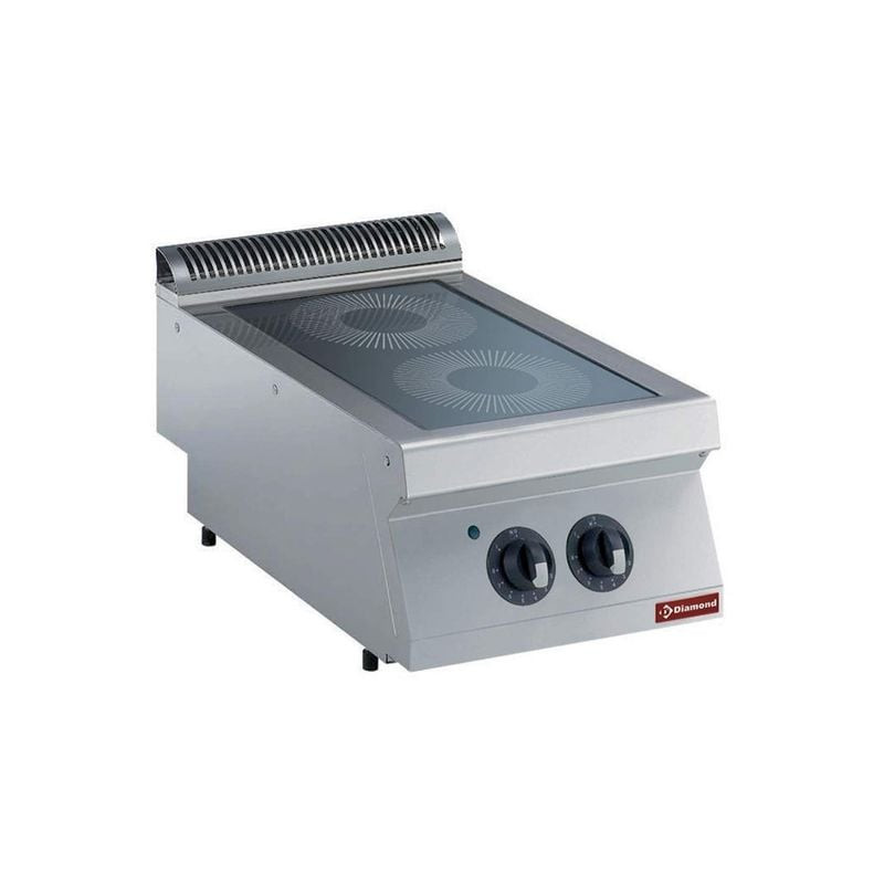 Plaque vitrocéramique DIAMOND 2 zones - Cuisson rapide et précise