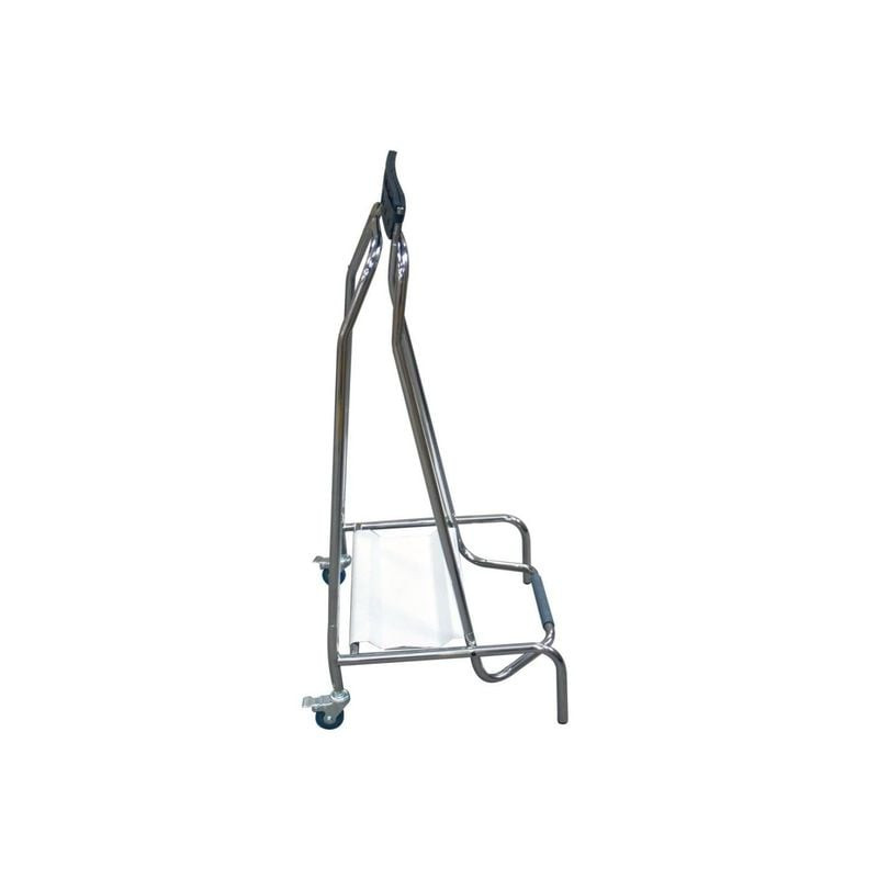 Poubelle ciseau L2G 600mm - Support professionnel inox pour sacs 110L
