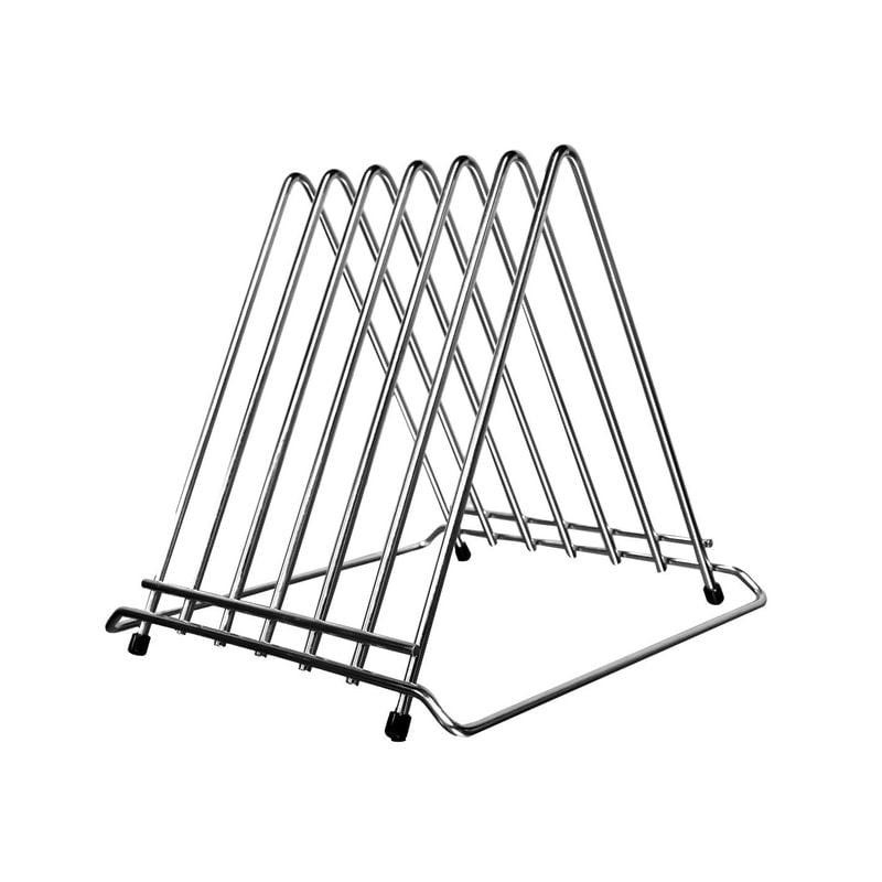 Rack égouttoir inox L2G pour couvercles de bacs gastro - 6 pièces