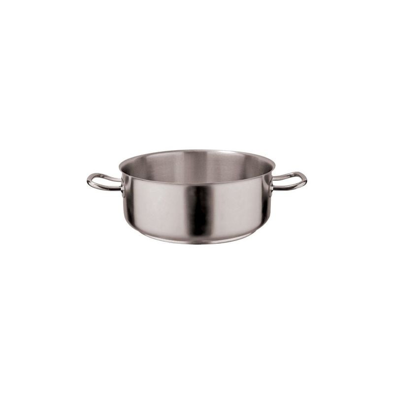 Faitout inox L2G sans couvercle - 39L pour cuisine professionnelle