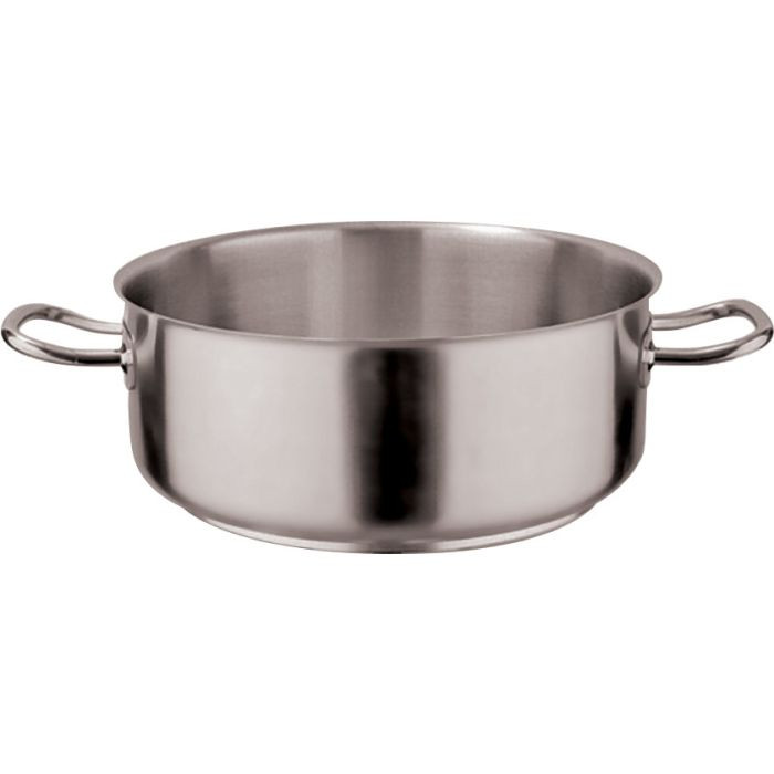 Faitout inox L2G sans couvercle - 10L pour cuisson professionnelle