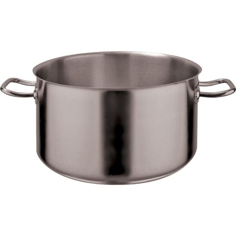 Braisière inox sans couvercle L2G - 20,2L pour cuisson induction