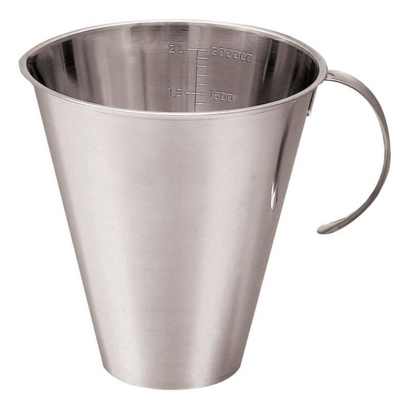 Pot mesureur inox gradué L2G 2L - Mesure précise pour cuisine pro