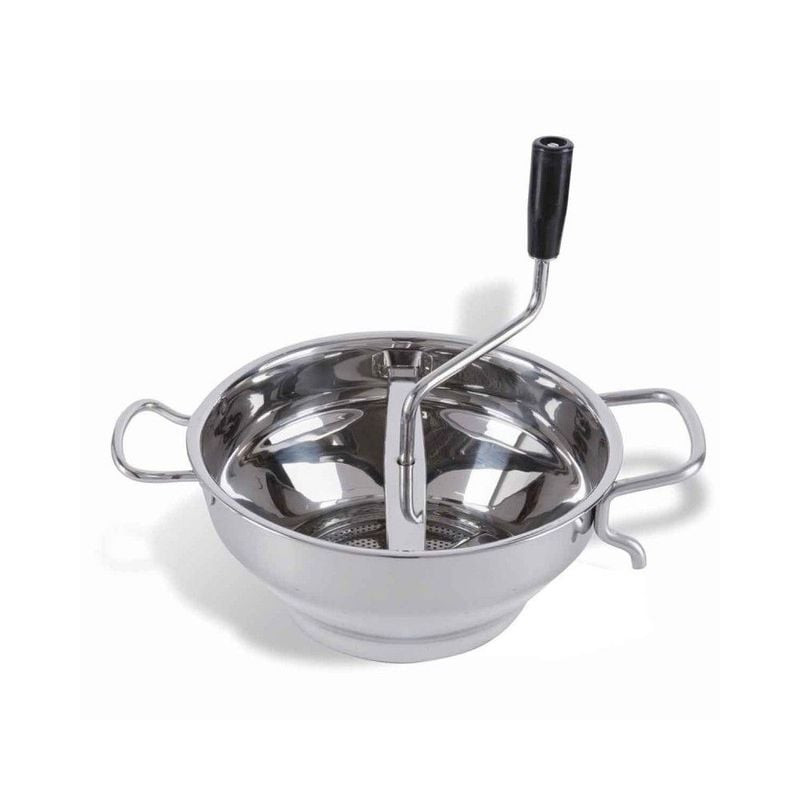 Moulin à légumes L2G 32 cm - Inox professionnel pour purées lisses