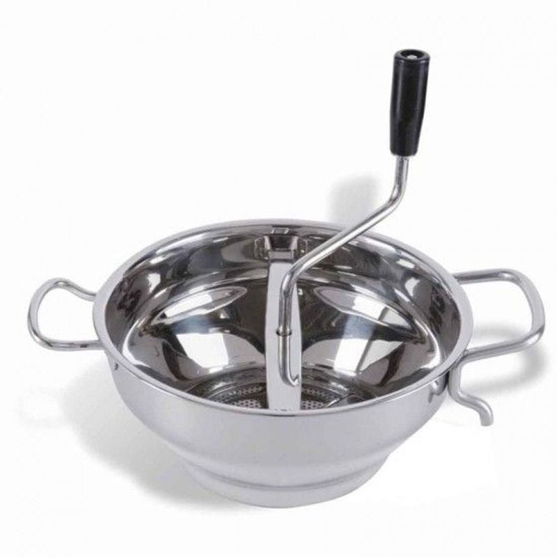 Moulin à légumes L2G 32 cm - Inox professionnel pour purées lisses