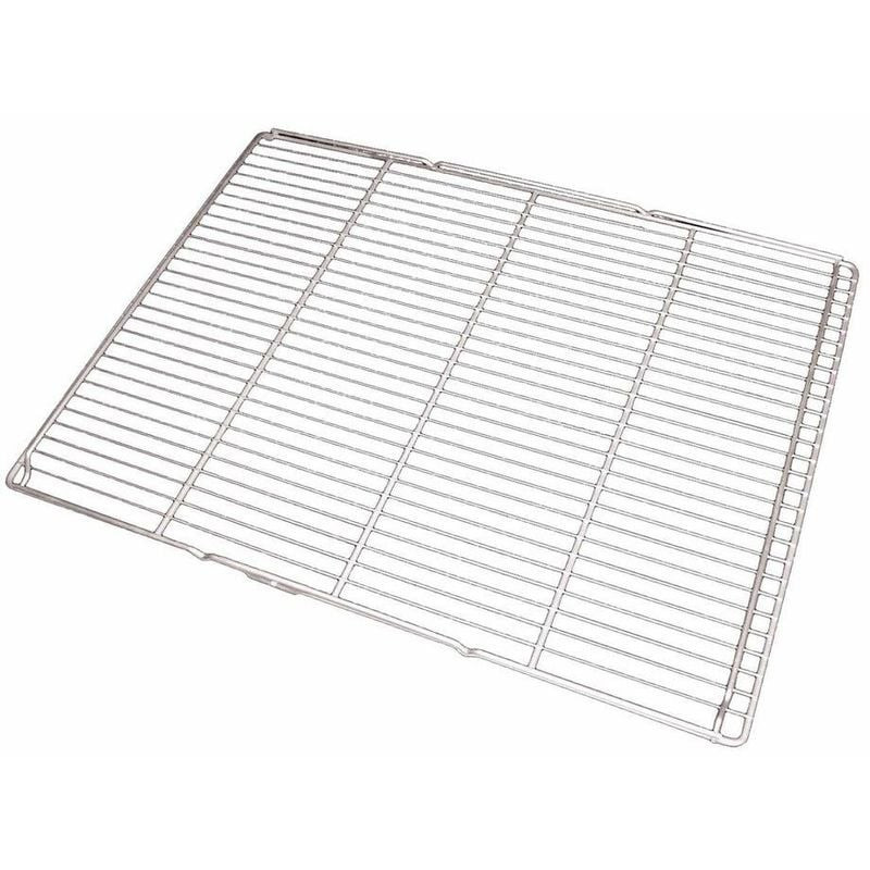 Grille inox L2G 800x600 mm - 22 fils Ø3 mm pour fours professionnels