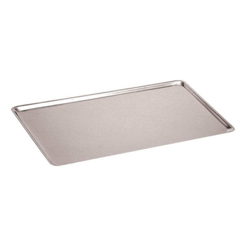 Plaque pâtissière inox L2G 600x400 mm - Épaisseur 1 mm pour pâtisserie