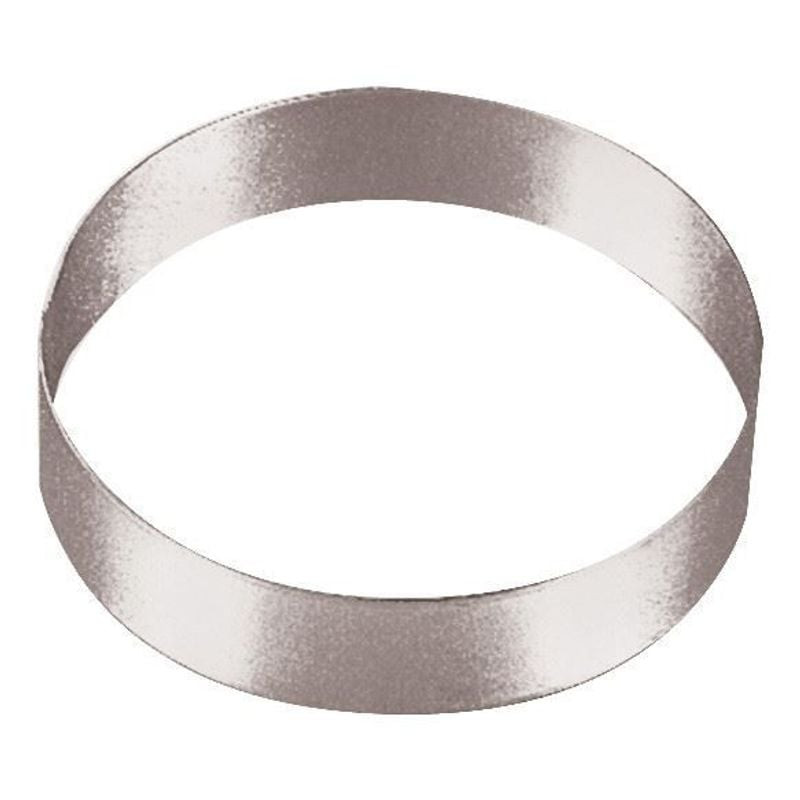 Cercle à Entremets Inox L2G - 200 mm - Pour Pâtisserie Professionnelle