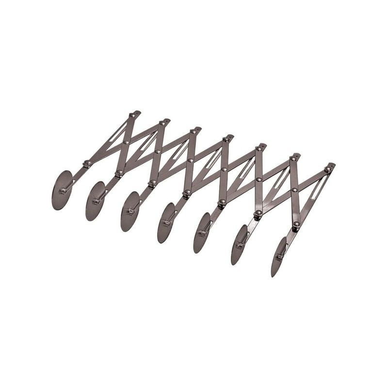 Rouleau extensible inox L2G - 7 roulettes pour pâtisserie précise