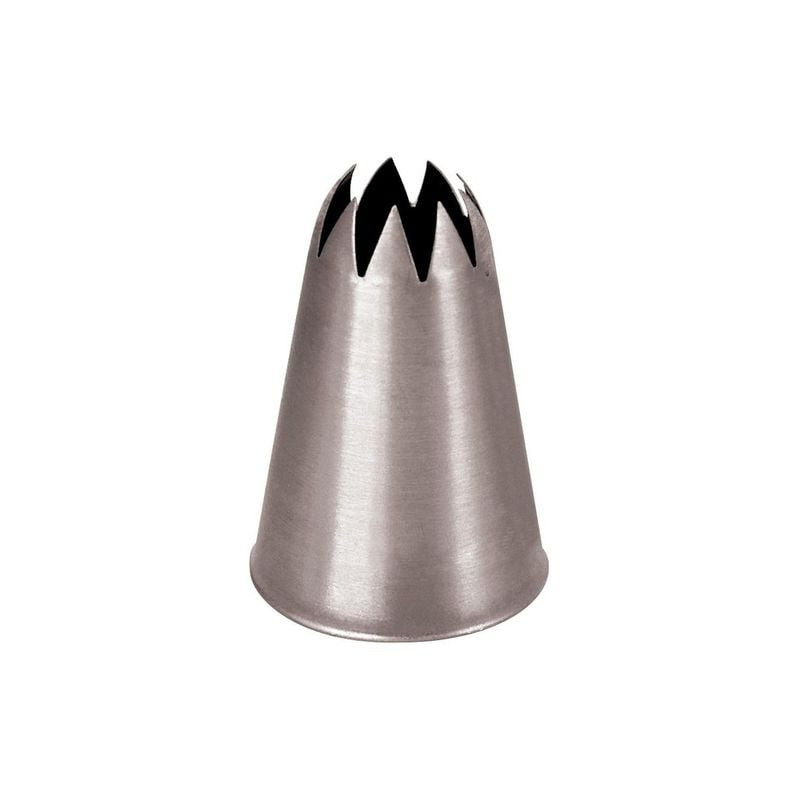 Douille inox 11 mm cannelée fermée L2G - Pour gâteaux et pâtisseries