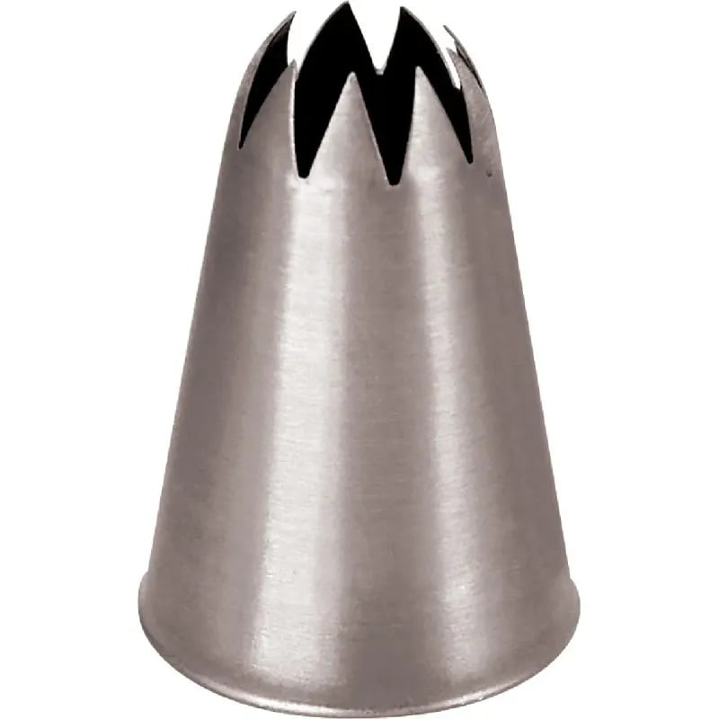 Douille inox cannelée fermée 5 mm L2G - Pour décoration pâtisserie