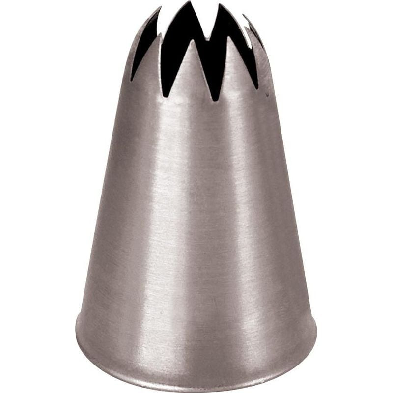 Douille inox cannelée fermée 3 mm L2G - Décoration pâtisserie pro