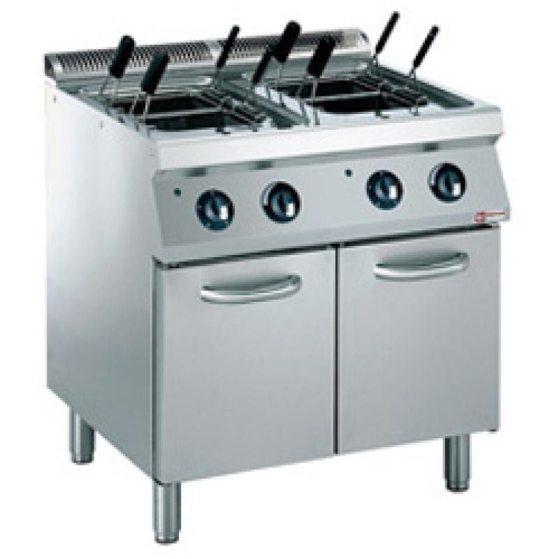 Cuiseur à pâtes électrique Diamond 2 bassins 24,5L - Cuisine pro