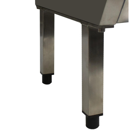 Pieds de réhausse 200mm pour vitrine à ingrédients L2G - Kit de 4