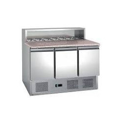 Table à pizza réfrigérée L2G - Plan granit, +2/+8°C, 402L