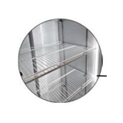 Clayette Noire L2G - Étagère Réglable pour Vitrine Réfrigérée TMR165