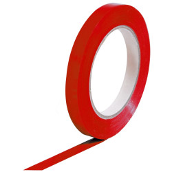 Ruban adhésif PVC solvant rouge L2G - Scelleuses E7/R - 12mm x 100m