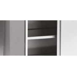 Mètre linéaire d'étagère intermédiaire L2G - Inox 304 pour cuisine pro