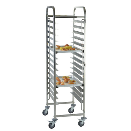 Échelle pâtissière inox L2G 15 niveaux - Stockage plateaux 600x400 mm